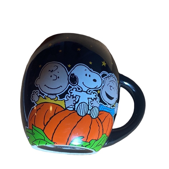 Peanuts Charlie Brown Snoopy Linus It’s The Great Pumpkin Coffee Tea Mug - Picture 2 of 7